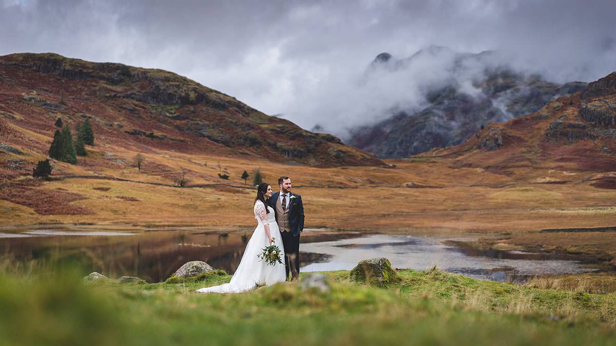 Blea Tarn Landscape wedding photography in the lake district Blea Tarn Landscape wedding photography in the lake district