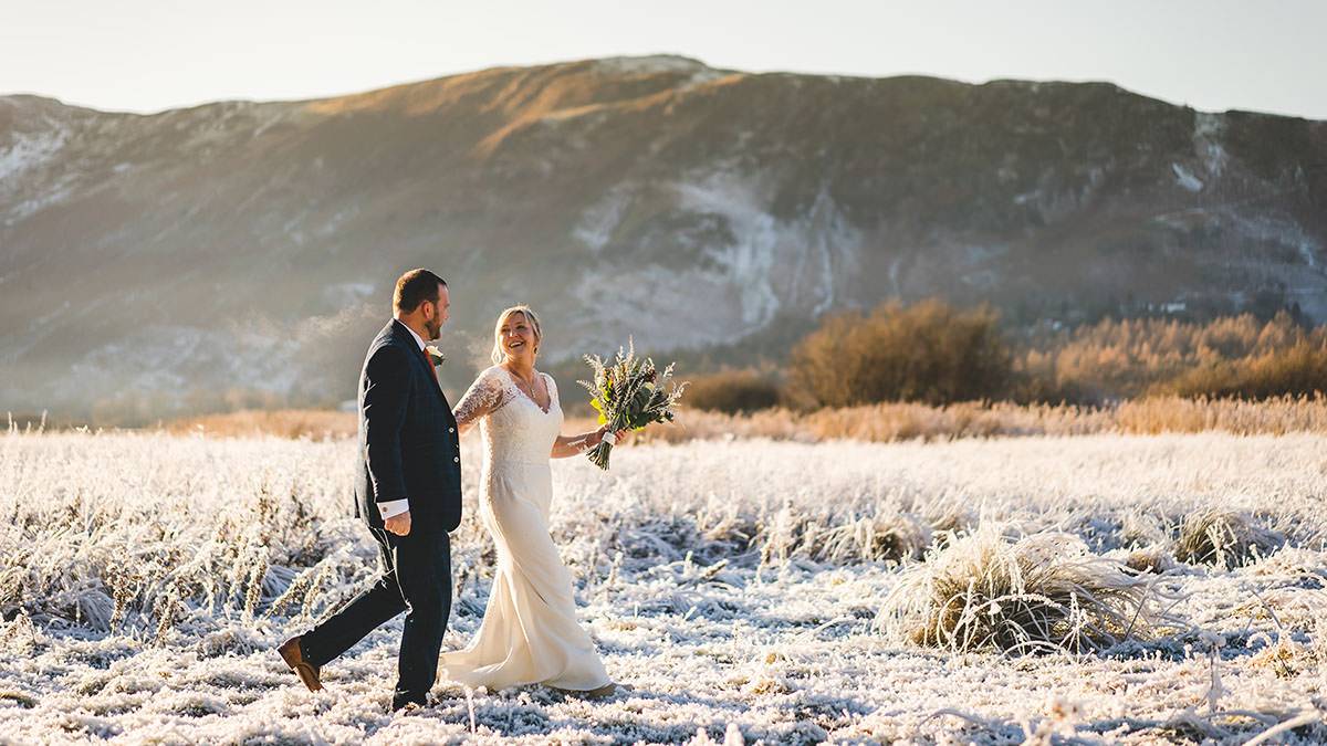 Lodore Falls Hotel Winter wedding photography Lodore Falls Hotel Winter wedding photography