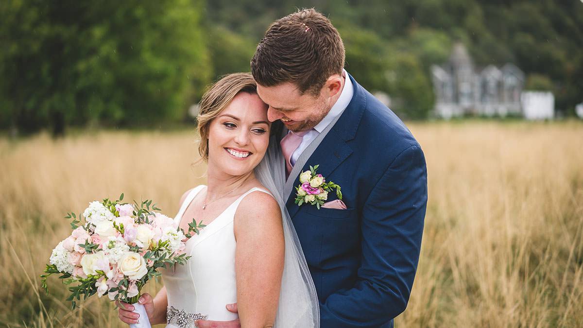 relaxed wedding photography of married couple - Lodore Falls Hotel relaxed wedding photography of married couple - Lodore Falls Hotel